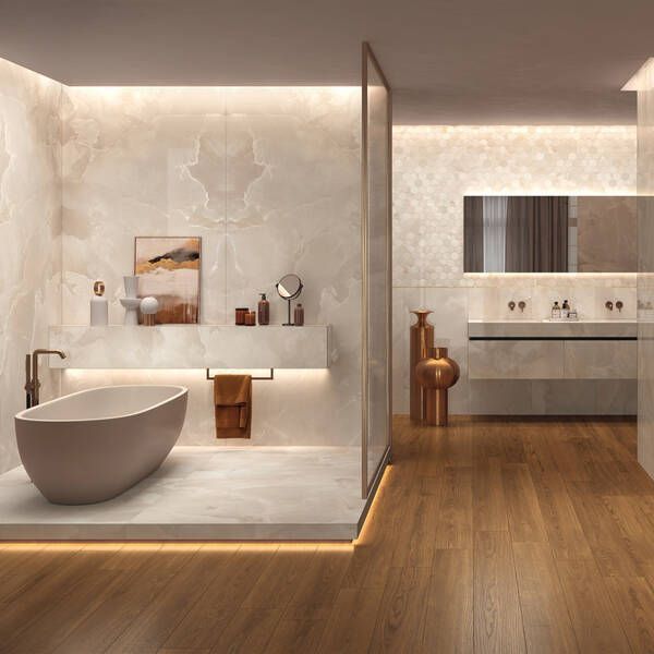 Керамогранит Mirage Onyce Coconut ON 01 PRL SQ 60x120 см 582536 фото