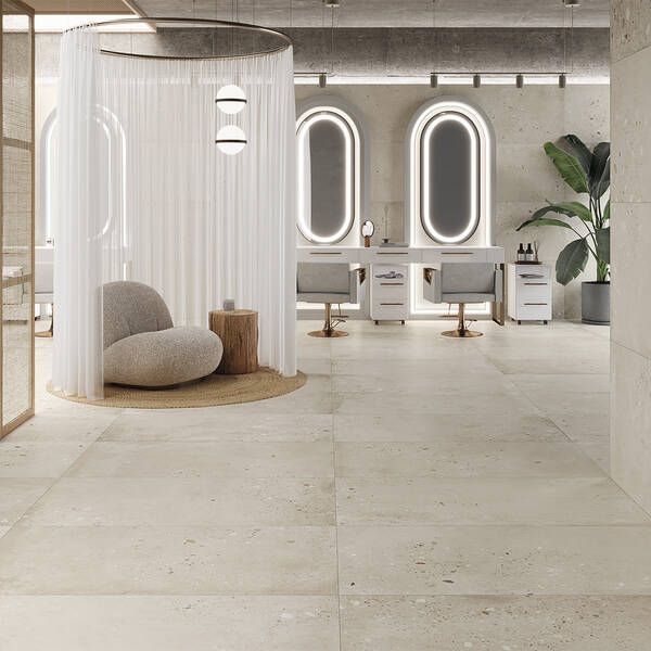 Керамограніт Alaplana Illusion Crema Mate Rect 60x120 см 558510 фото