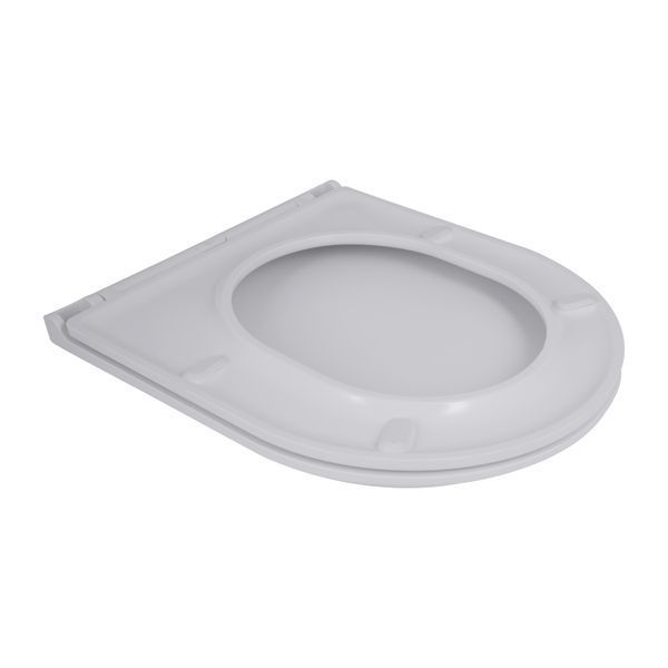 Унітаз-компакт Qtap Robin Ultra Quiet безободковий з сидінням Soft-close QT13226089AW SD00051949 фото
