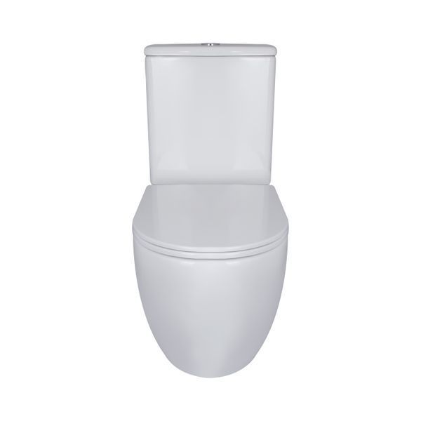 Унітаз-компакт Qtap Robin Ultra Quiet безободковий з сидінням Soft-close QT13226089AW SD00051949 фото