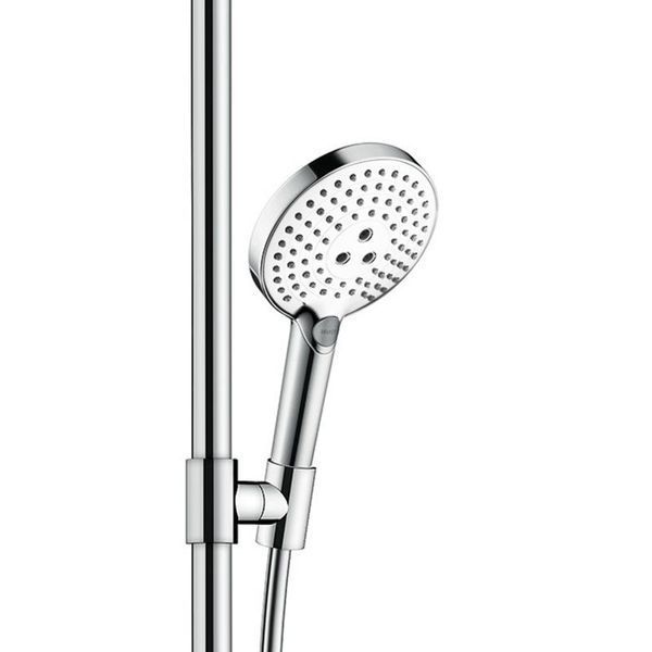 Unica Comfort Набiр для душа Raindance Select S 120 /штанга Unica Comfort 1,10 м розмiщ. справа, бiлий/хром 54344 фото