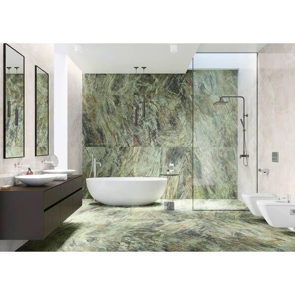 Керамограніт Cerrad Gres Brazilian Quartzite Green Rect 59,7х119,7 см 529939 фото