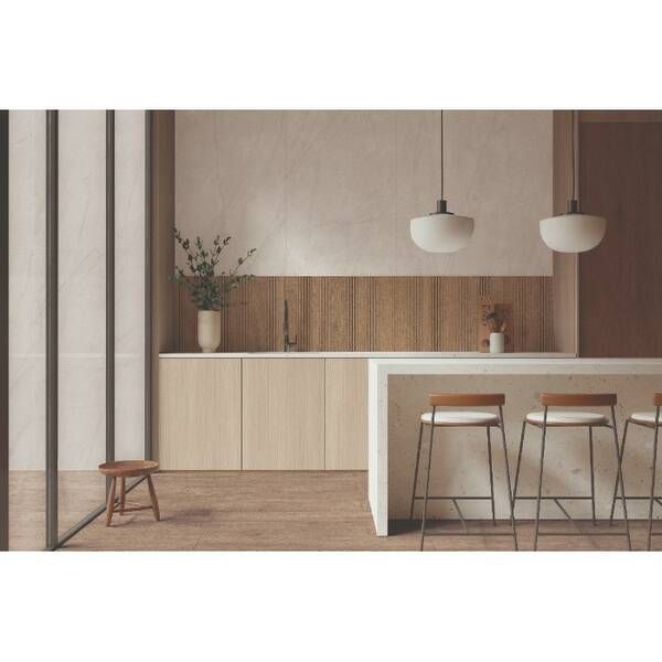 Керамогранит Almera Ceramica (Spain) Couvet Wood Slat Haya 75x150 см 557347 фото