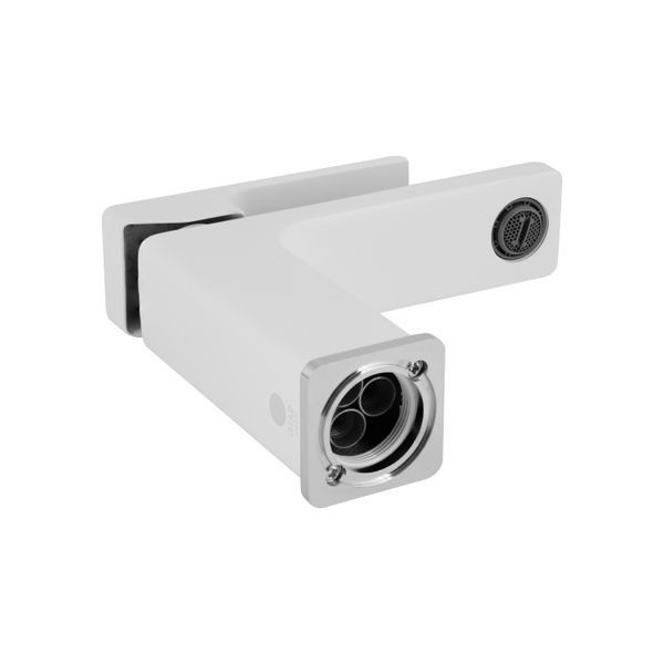 Змішувач для раковини Qtap Gemini (з гігієнічним душем) QTGEM272CRW45691 Chrome/White SD00051815 фото