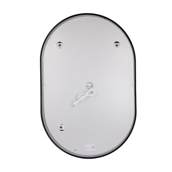 Зеркало Qtap Scorpio (SC1) с LED-подсветкой Touch, с антизапотеванием, с диммером, рег. темп. цвета (3000-6500K) Black QTSC600900 SD00055402 фото