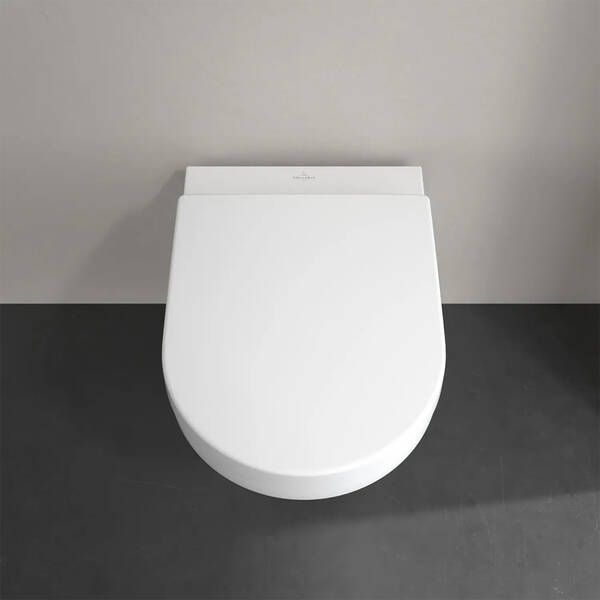 Унитаз подвесной Villeroy&Boch Architectura 5684CL01 с крышкой Soft Close и смывом Twistflush, белый глянец 589063 фото