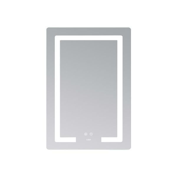 Дзеркало Lidz Kubis (KU2) 600х800 з LED-підсвічуванням Touch, з антизапотіванням, з димером, рег. яскравості LD78LF937608048449 SD00054573 фото