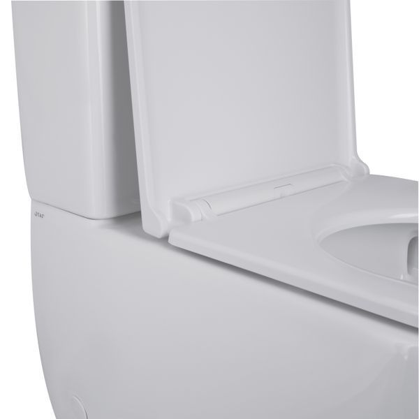 Унітаз-компакт Qtap Robin Ultra Quiet безободковий з сидінням Soft-close QT13226089AW SD00051949 фото