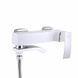 Смеситель для ванны Qtap Swan Cascada с поворотным изливом (c душевым гарнитуром) QTSWA260CRW45569 Chrome/White SD00051693 фото 4