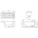 uBA170CAS2V-01 O.NOVO/CASSANDRA Ванна 170х75см (1 сорт) 223258 фото 2