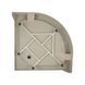 Lidz Душевой поддон KAPIELKA ST80x80x14 низкий, полукруглый, диаметр слива 52 мм SD00050739 фото 4