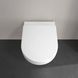 Унитаз подвесной Villeroy&Boch Architectura 5684CL01 с крышкой Soft Close и смывом Twistflush, белый глянец 589063 фото 8
