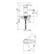 Смеситель для раковины Lidz Nicole 001F (k35) LDNIC001FBLA35178 Black SD00041282 фото 2
