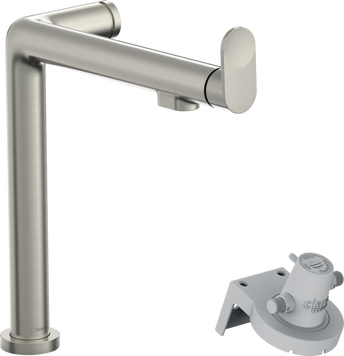 Змішувач для кухні з висувним виливом HANSGROHE AQITTURA M91 76804800 90305 фото