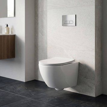 Унітаз підвісний Devit Universal DUN30201111W безобідковий з кришкою soft-close та Vortex Flush, білий 598884 фото