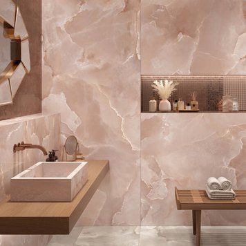 Керамограніт Mirage Onyce Rose ON 04 PRL SQ 120x120 см 582541 фото