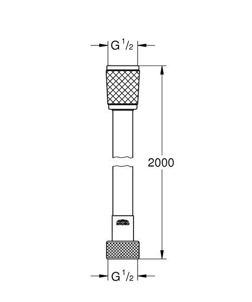 RELEXA FLEX шланг для душу 2000 мм 93511 фото