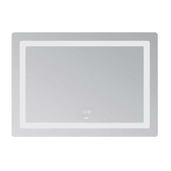 Зеркало Lidz Kubis (KU2) 1000х800 с LED-подсветкой Touch, с антизапотеванием, с диммером, рег. яркости LD78LF6141008048450 SD00054574 фото