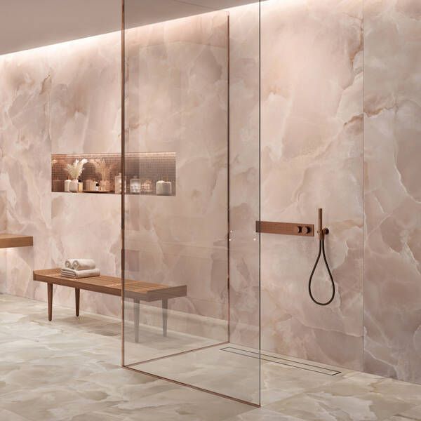 Керамогранит Mirage Onyce Rose ON 04 PRL SQ 120x120 см 582541 фото
