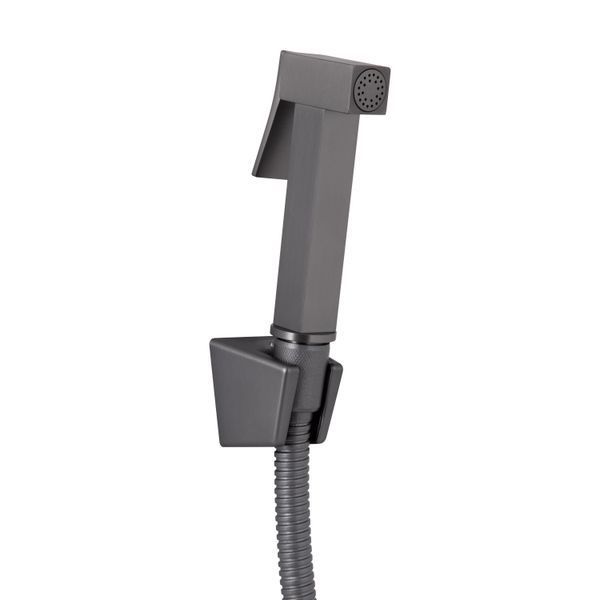 Смеситель для раковины Qtap Gemini (с гигиеническим душем) QTGEM272GMB45692 Gunmetal Black PVD SD00051816 фото