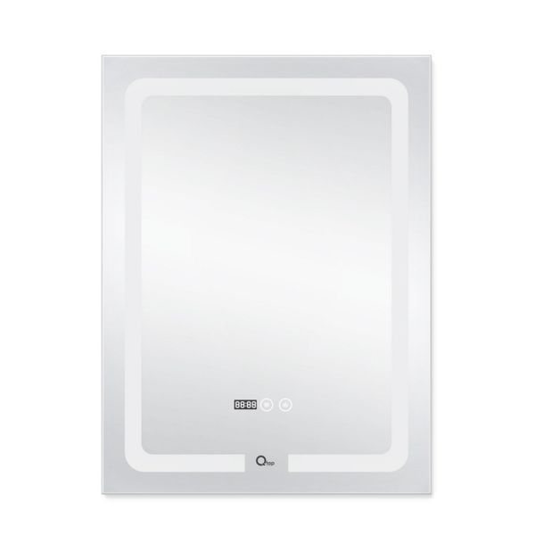 Дзеркало Qtap Mideya (MI1) 600х800 з LED-підсвічуванням Touch, з антизапотіванням, димером QT2078F937W SD00036740 фото