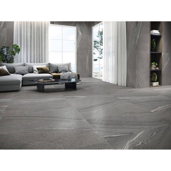 Керамограніт Baldocer CUTSTONE Graphite Rect. 60x120 см 535441 фото