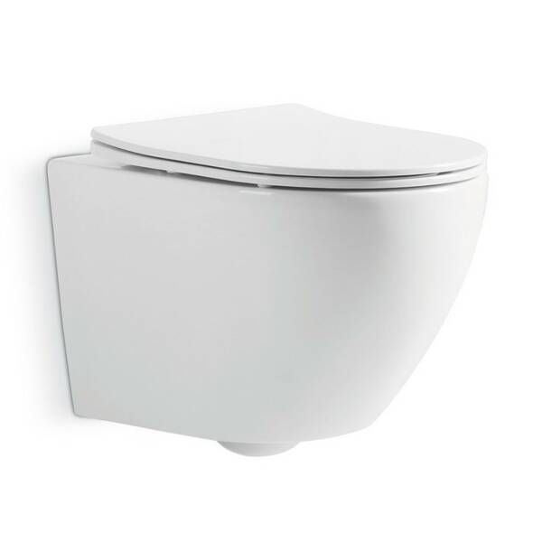 Унітаз підвісний Devit Universal DUN30201111W безобідковий з кришкою soft-close та Vortex Flush, білий 598884 фото