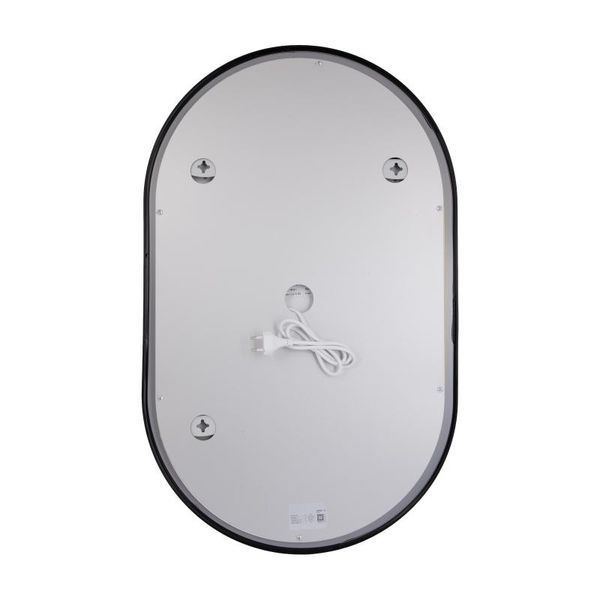 Дзеркало Qtap Scorpio (SC1) з LED-підсвічуванням Touch, з антизапотіванням, з димером, рег. темп. кольору (3000-6500K) Black QTSC500800 SD00055400 фото