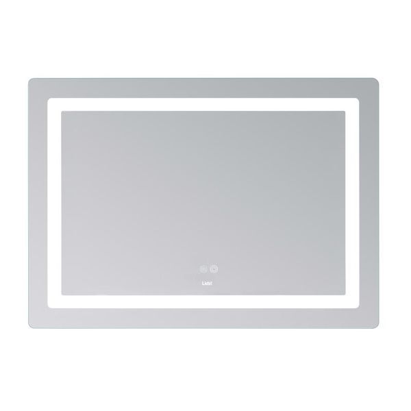 Зеркало Lidz Kubis (KU2) 1000х800 с LED-подсветкой Touch, с антизапотеванием, с диммером, рег. яркости LD78LF6141008048450 SD00054574 фото