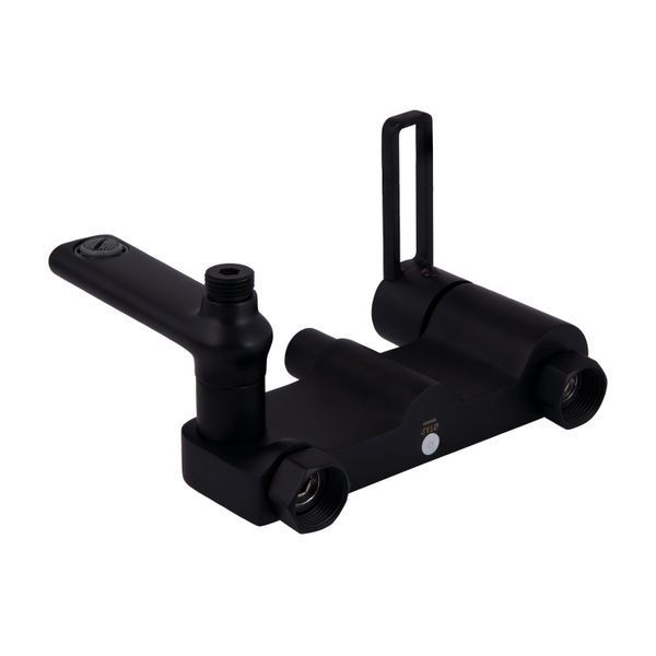 Душова система універсальна Qtap Taurus на три споживача (з виливом) QTTAU111BLM45666 Black Matt SD00051790 фото