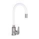 Змішувач для кухні Lidz Vida 015F3 з гнучким виливом (k35) LDVID015F3WHI43357 White / Nickel SD00049480 фото 1